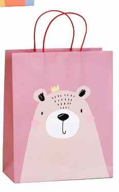SACOLA PRESENTE BABY ZOO 25,5X21X10CM